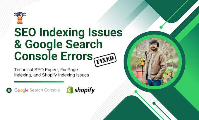 fix SEO indexing issues and gsc errors plus shopify marketing