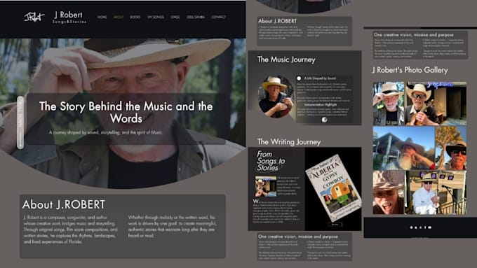 create author book website, ebook website, book author, author website using wix