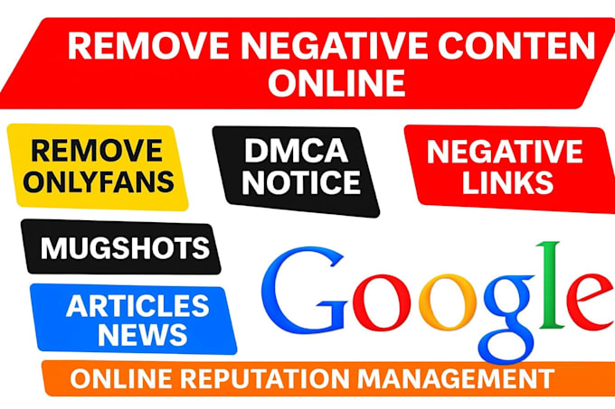 permanently remove mugshots negative links, erase bad news articles from google