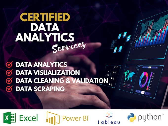 Do data analysis and visualizations using excel, power bi, tableau and ...