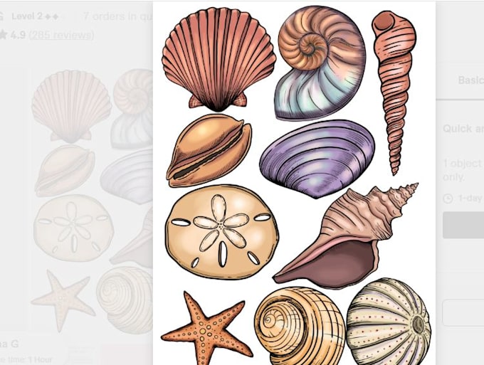 make clipart for you in black and white or colored