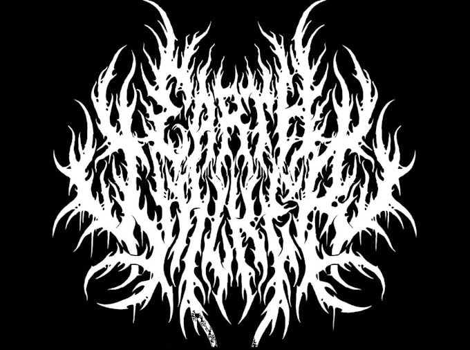 design a brutal death metal logo
