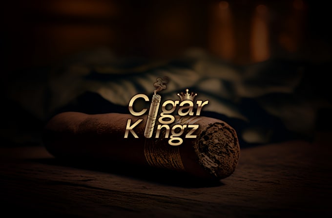create an amazing unique cigar label, box and logo design with vector file