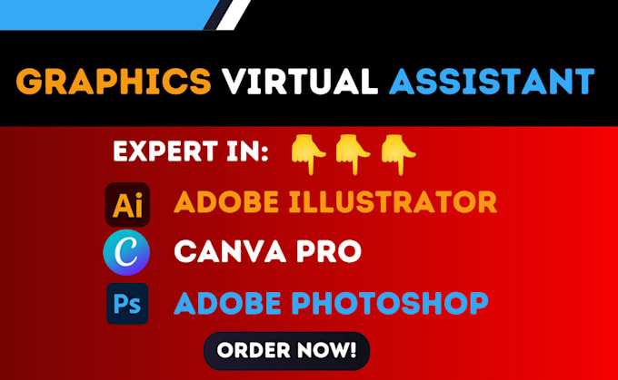 your adobe graphics designer personal virtual assistant and social media manager