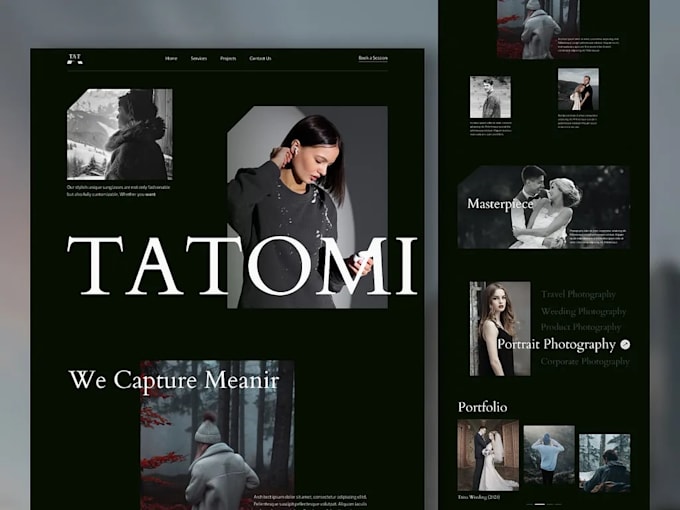 design squarespace, photography portfolio website, squarespace redesign