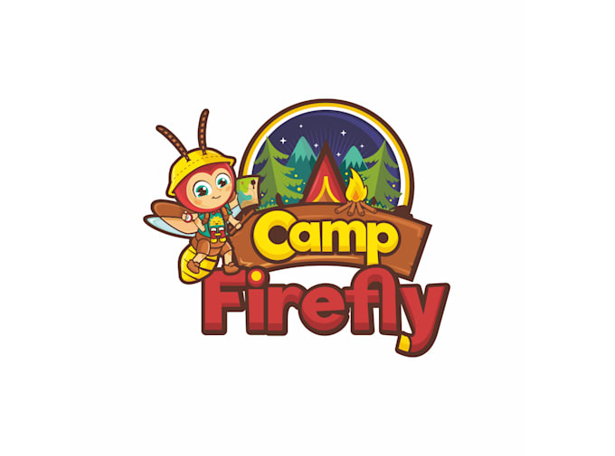 design children summer camp logo