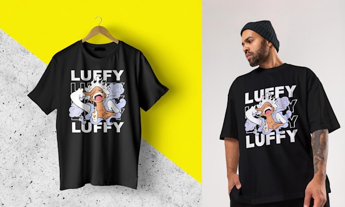 deliver anime tshirt design