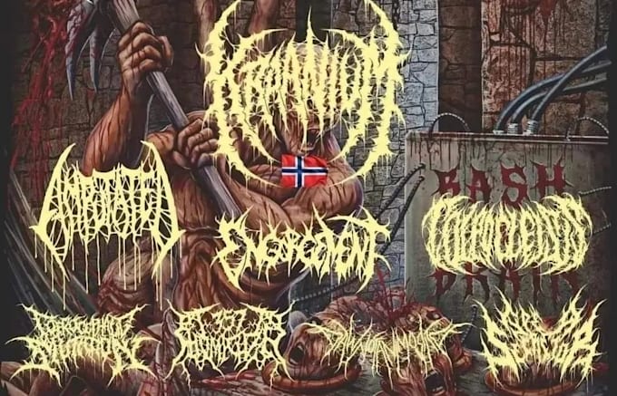 make a stoner doom metal logo