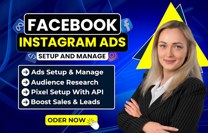 set up high converting facebook ads instagram ads meta ads and management