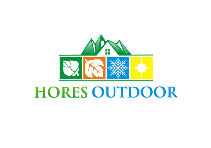 make high definition unique outdoor services logo