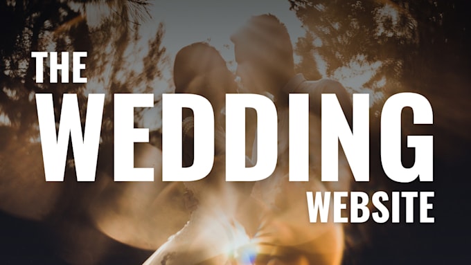 create stunning wedding websites