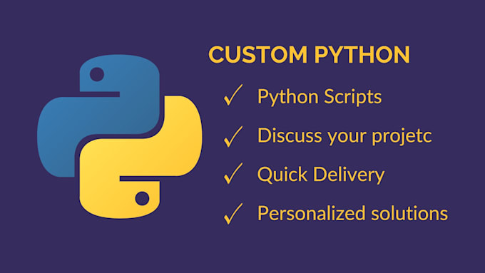 create a custom python script