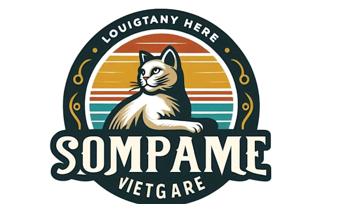 do awesome cat logo design