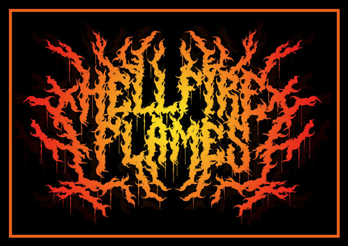 create slamming death metal logo