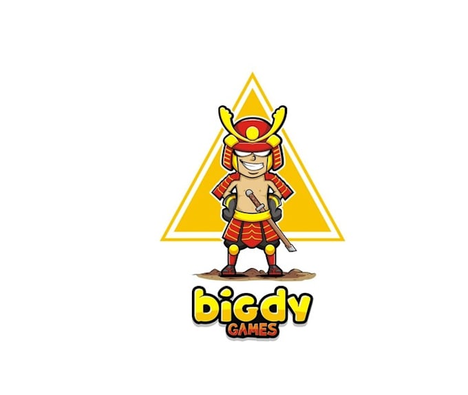 make necessary modern game company logo