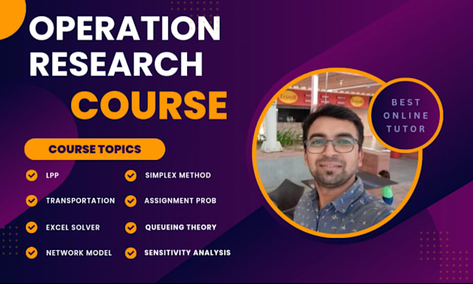 tutor operation research, linear programming