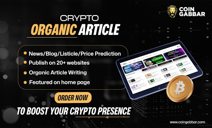 publish crypto organic article with do follow links on coingabbar