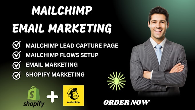 setup mailchimp flows, mailchimp email marketing, shopify marketing