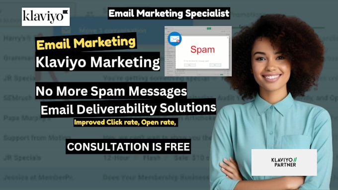 solve email spam issues deliverability to improve openrate click rate on klaviyo