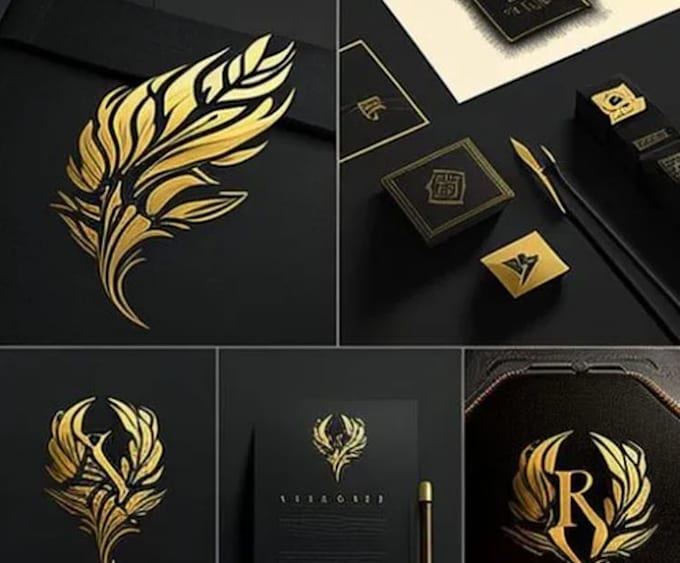 do modern unique corporate logo and brand identity