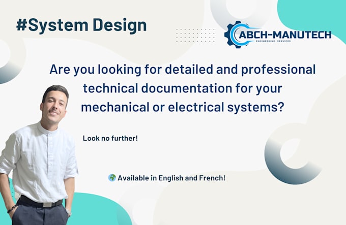 create professional technical files for mechanical and electrical systems