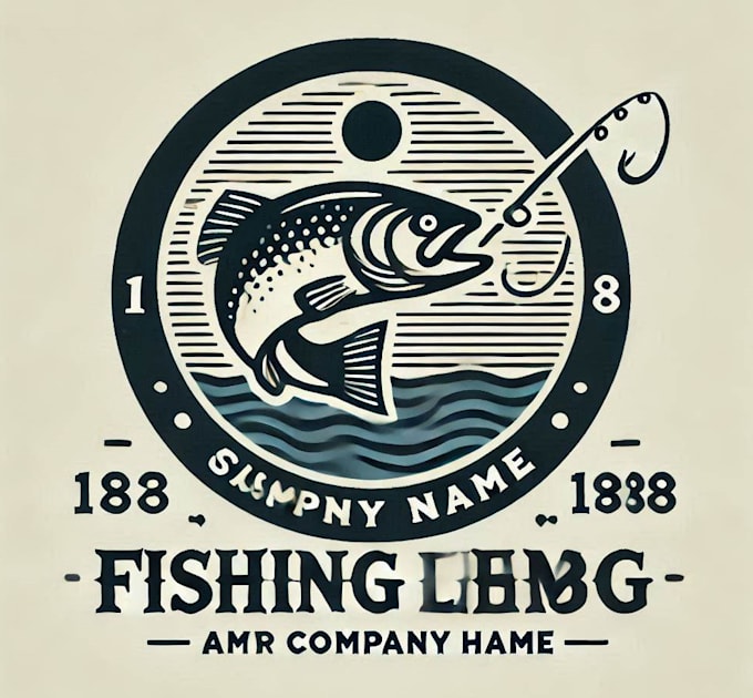 do make an modern fishing logo