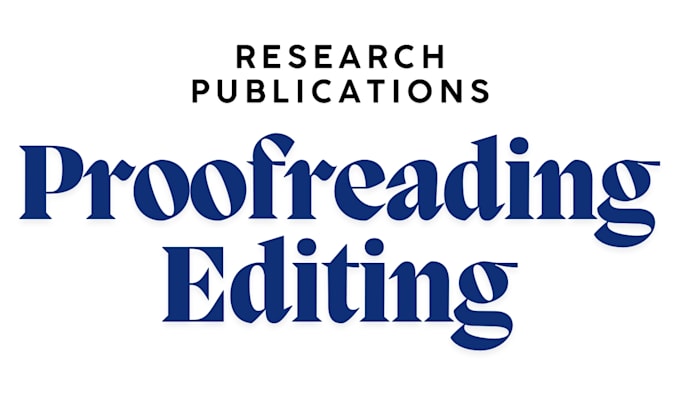 do medical proofreading for research