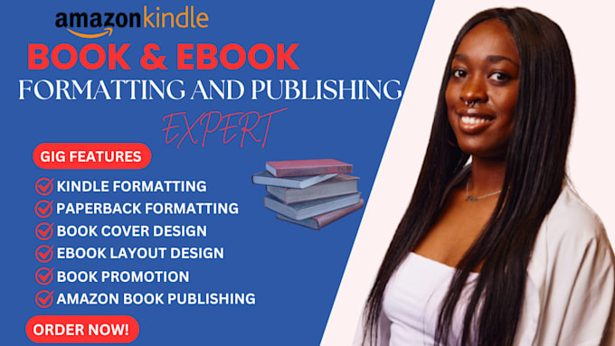Do amazon kdp book publishing book formatting and book layout design ...
