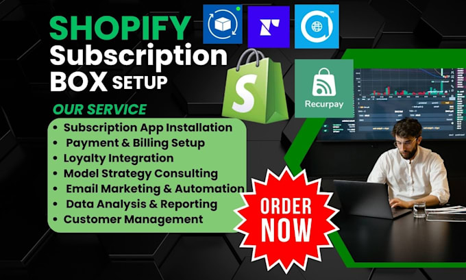 setup shopify subscription box with appstle seal recharge recurpay subscription