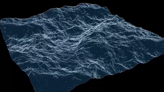 do 3d particles water fluid simulation liquid simulation vfx in houdini