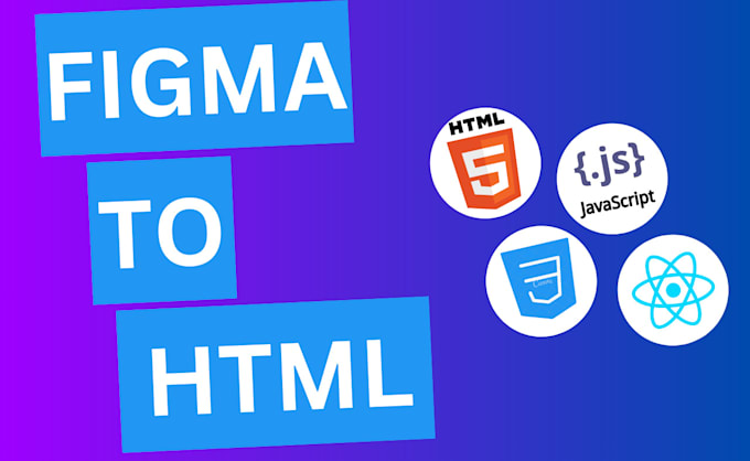 Convert figma to html, figma to react, figma to tailwind css by Umar ...