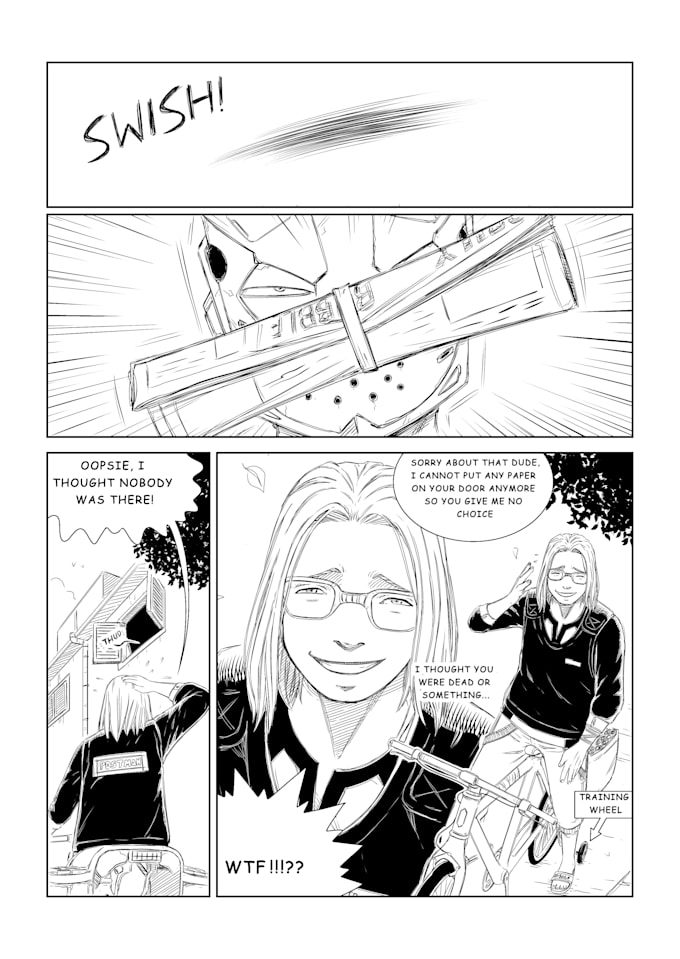 draw a custom sfw manga for you