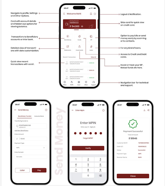 Design web uiux design, dashboard uiux and app uiux design in figma by ...