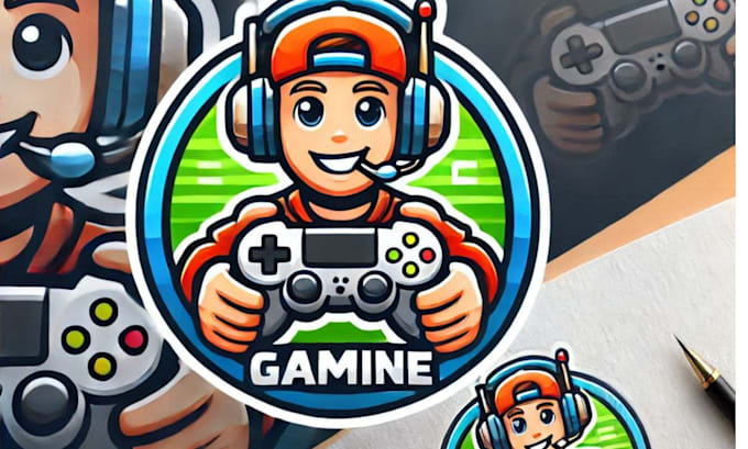 design gaming esport logo with initials