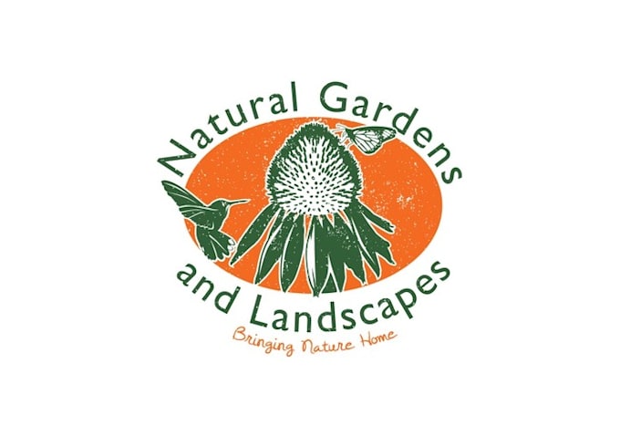 make natural gardens and landscapes farm logo