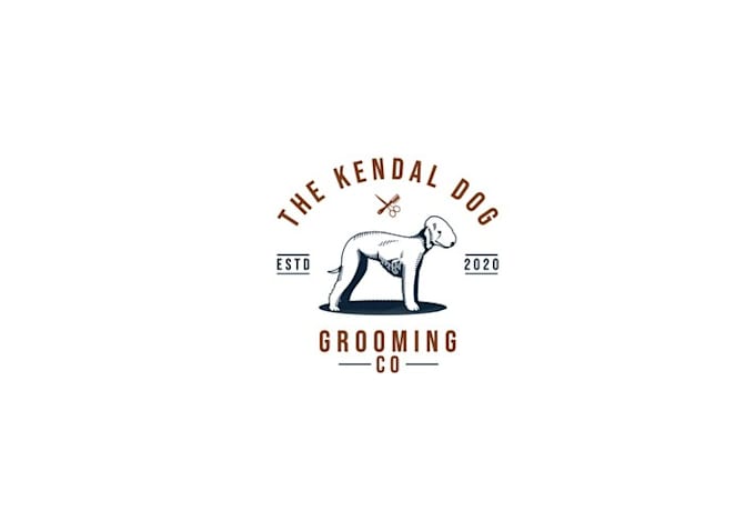 make good looking dog grooming salon logo