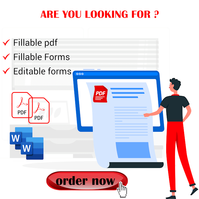 create fillable pdfs forms