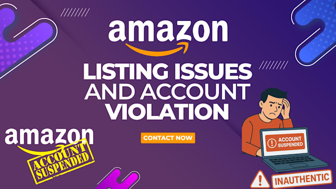 resolve amazon listing issues and fix account violations