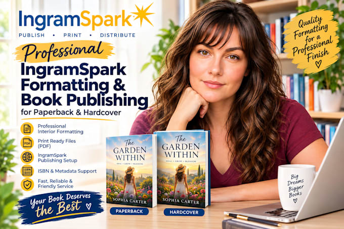 do ingramspark paperback and hardcover formatting, ingramspark book publishing