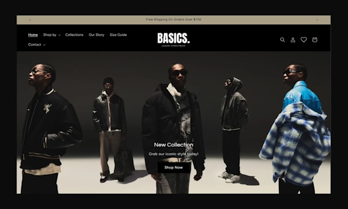 build clothing shopify store clothing website fashion store clothing brand store