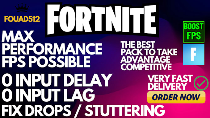 optimize , tweak to get max performance in fortnite