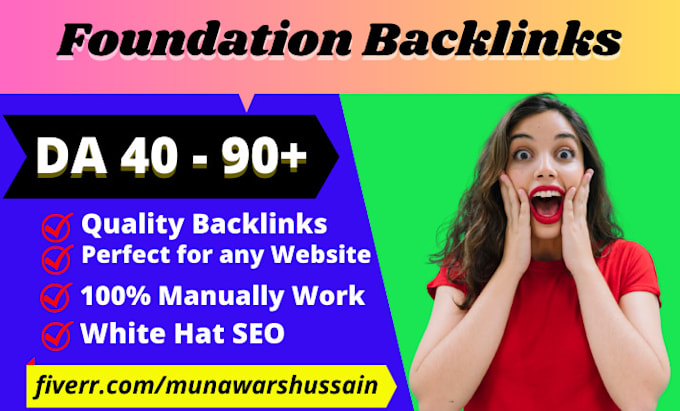 build manually foundation backlinks for new website SEO
