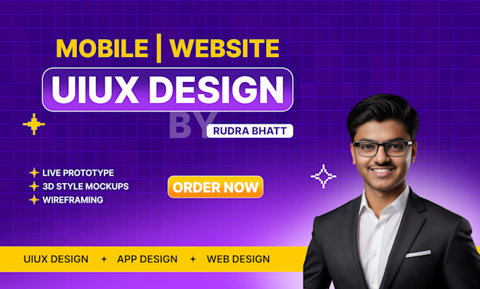 create user friendly mobile app or webpage UI UX  design