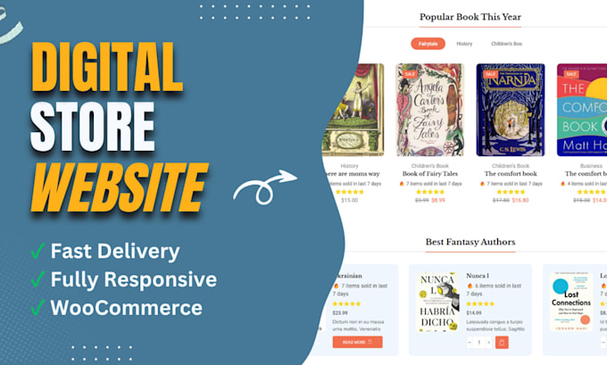 build a woocommerce digital downloads store and ecommerce website