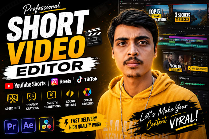 edit for reels, shorts, and tiktok with cinematic effects
