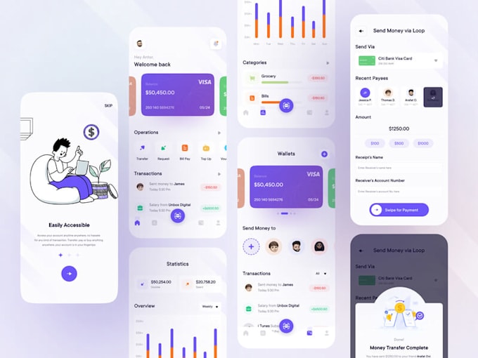 Develop fintech app, money transfer app, wallet app by Alfredmatthew5 ...