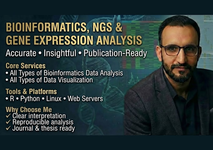perform bioinformatics, rna seq, gene expression and ngs data analysis