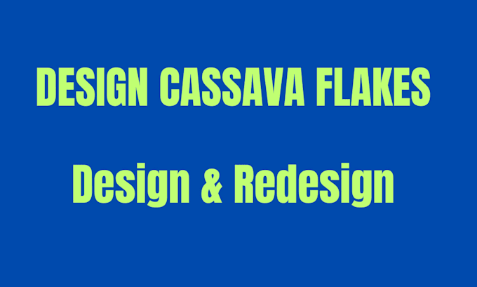 redesign cassava flakes with best eba and fufu method
