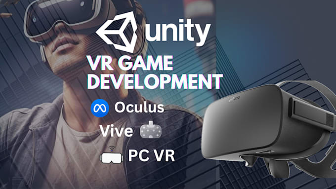 develop unity project game in VR for meta quest