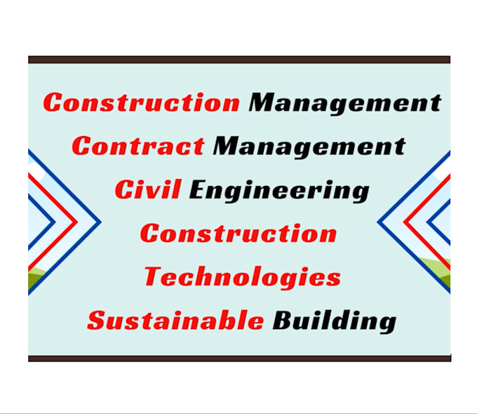 do construction management and contract management research